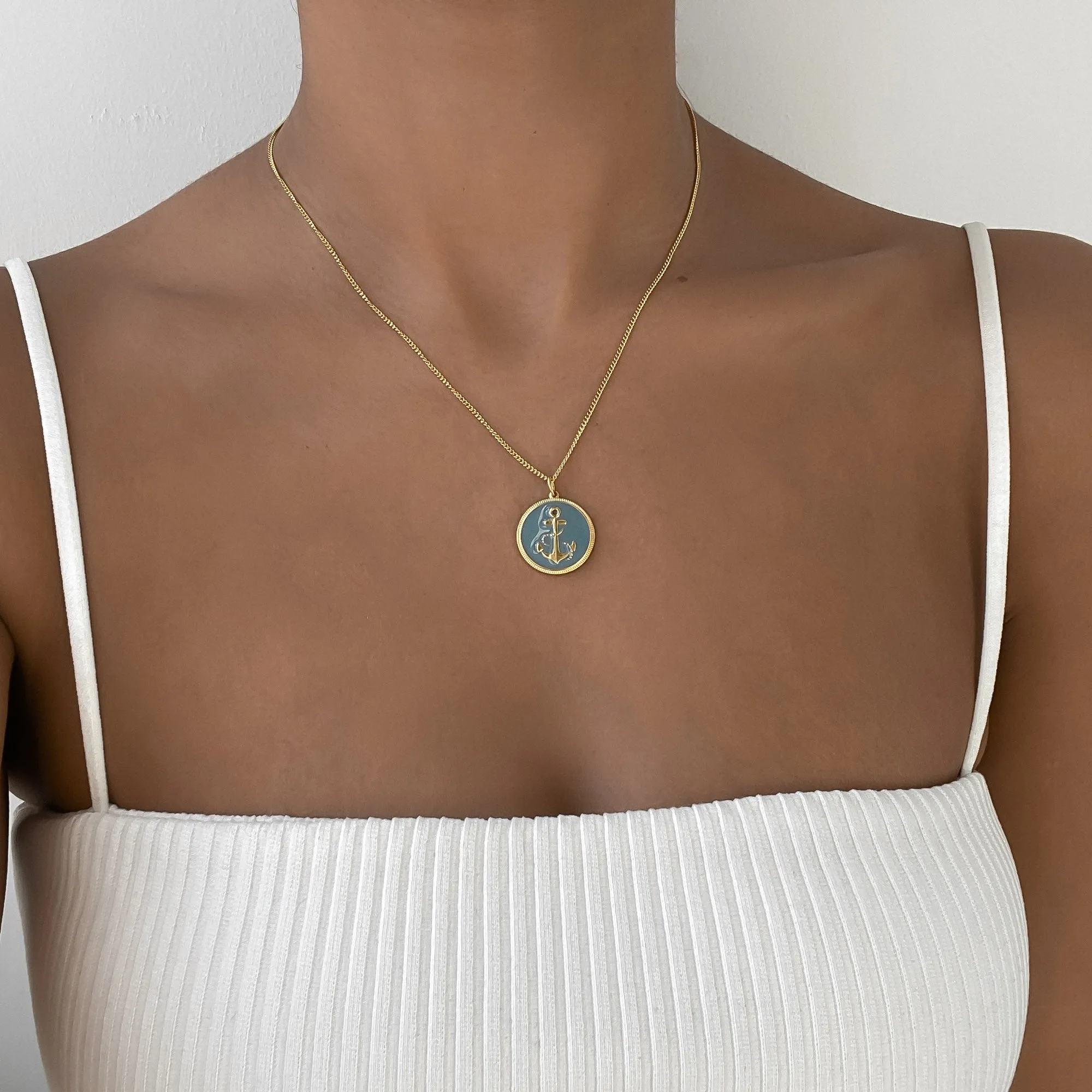 Annie Anchor necklace sold by PRYA product image thumbnail 2