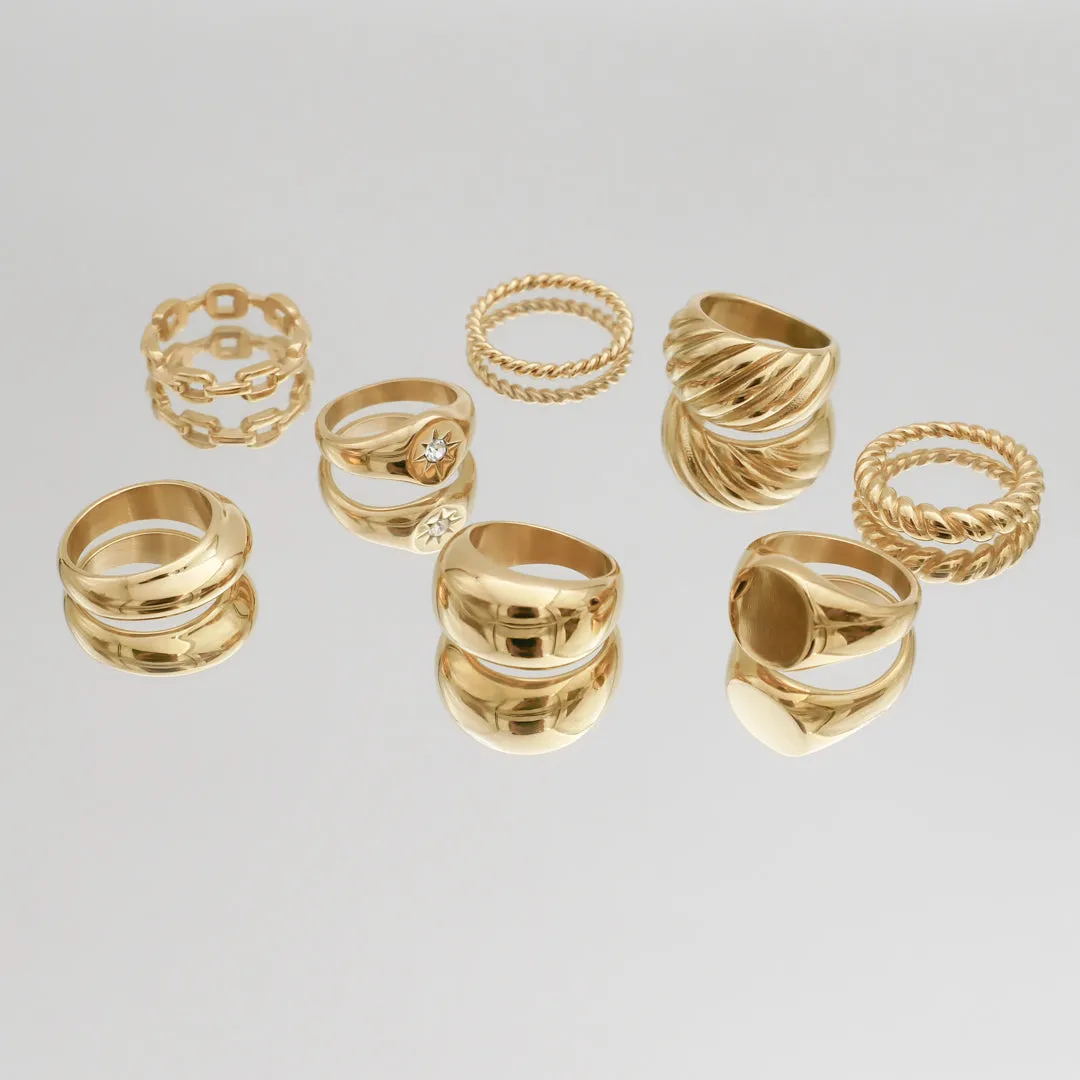 Fine Twisted Ring sold by PRYA product image thumbnail 5