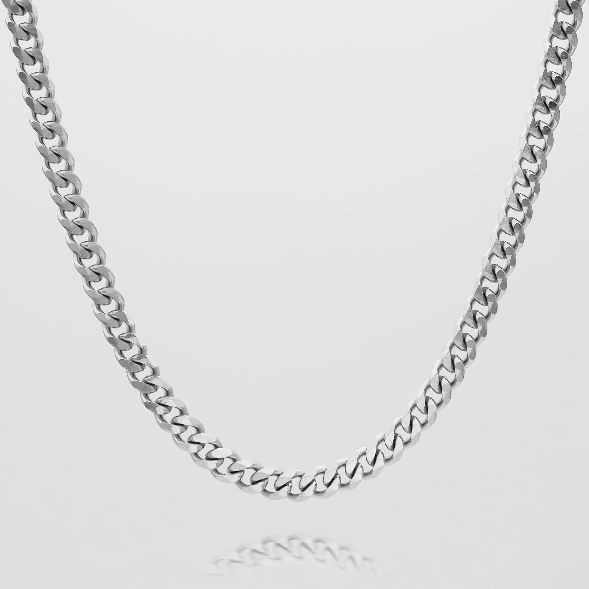 Classic Cuban Chain Silver sold by PRYA product image thumbnail 5