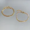 Figaro Chain Anklet Gold sold by PRYA