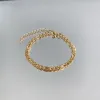 Figaro Chain Anklet Gold sold by PRYA