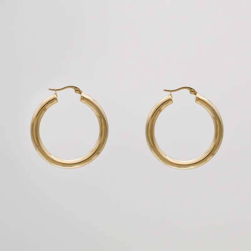 Classic Gold Filled Hoops sold by PRYA