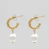 Grace pearl earrings sold by PRYA