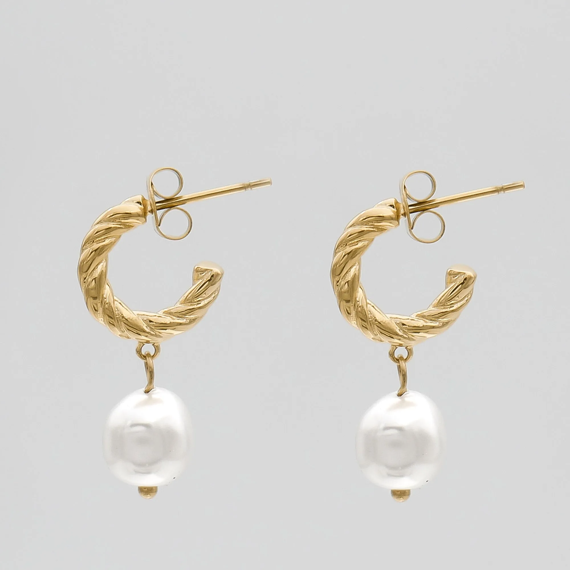 Grace pearl earrings sold by PRYA product image thumbnail 2