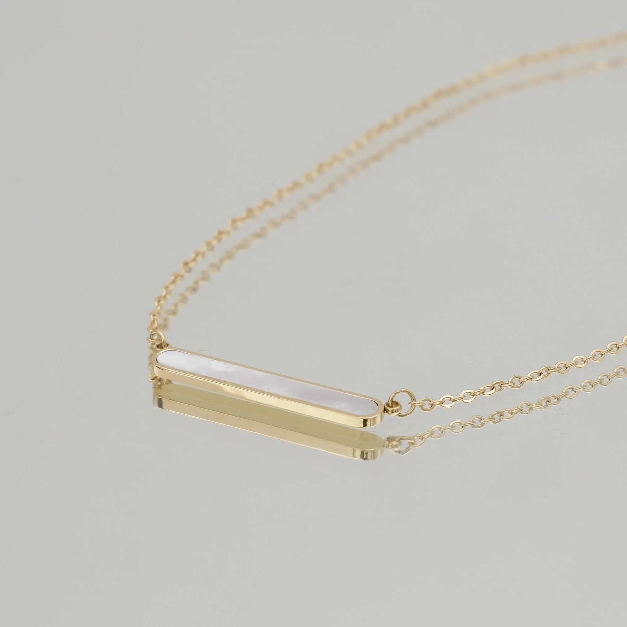 Amaya Opal Bar Necklace sold by PRYA product image thumbnail 3