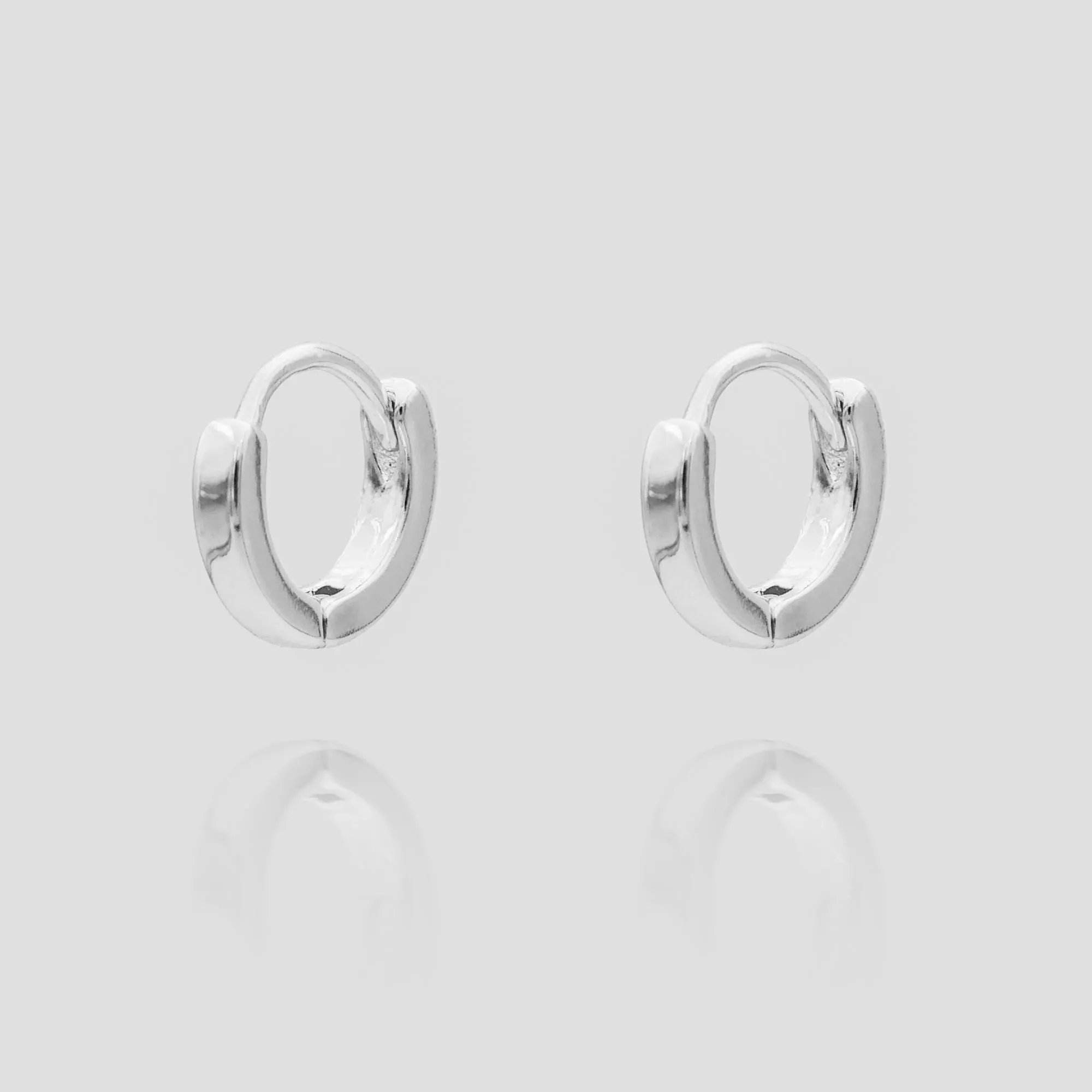 Elle Silver Filled Huggie Earrings sold by PRYA