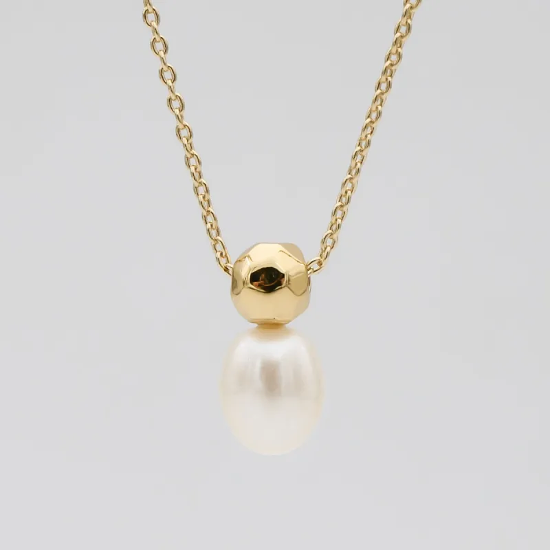 Dara Pearl Drop Necklace sold by PRYA