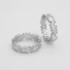 Jada Baguette Cut CZ Ring | Silver sold by PRYA