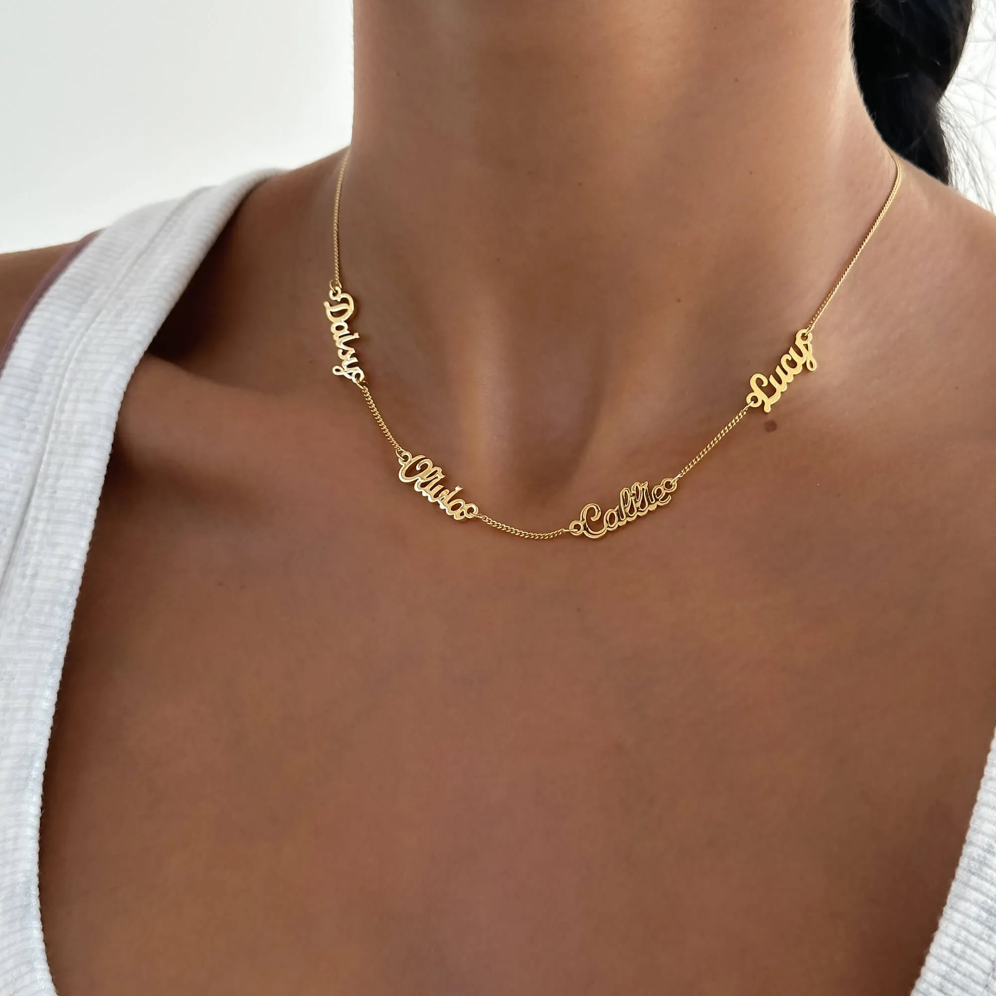 Miami Multiple Name Necklace sold by PRYA product image thumbnail 2