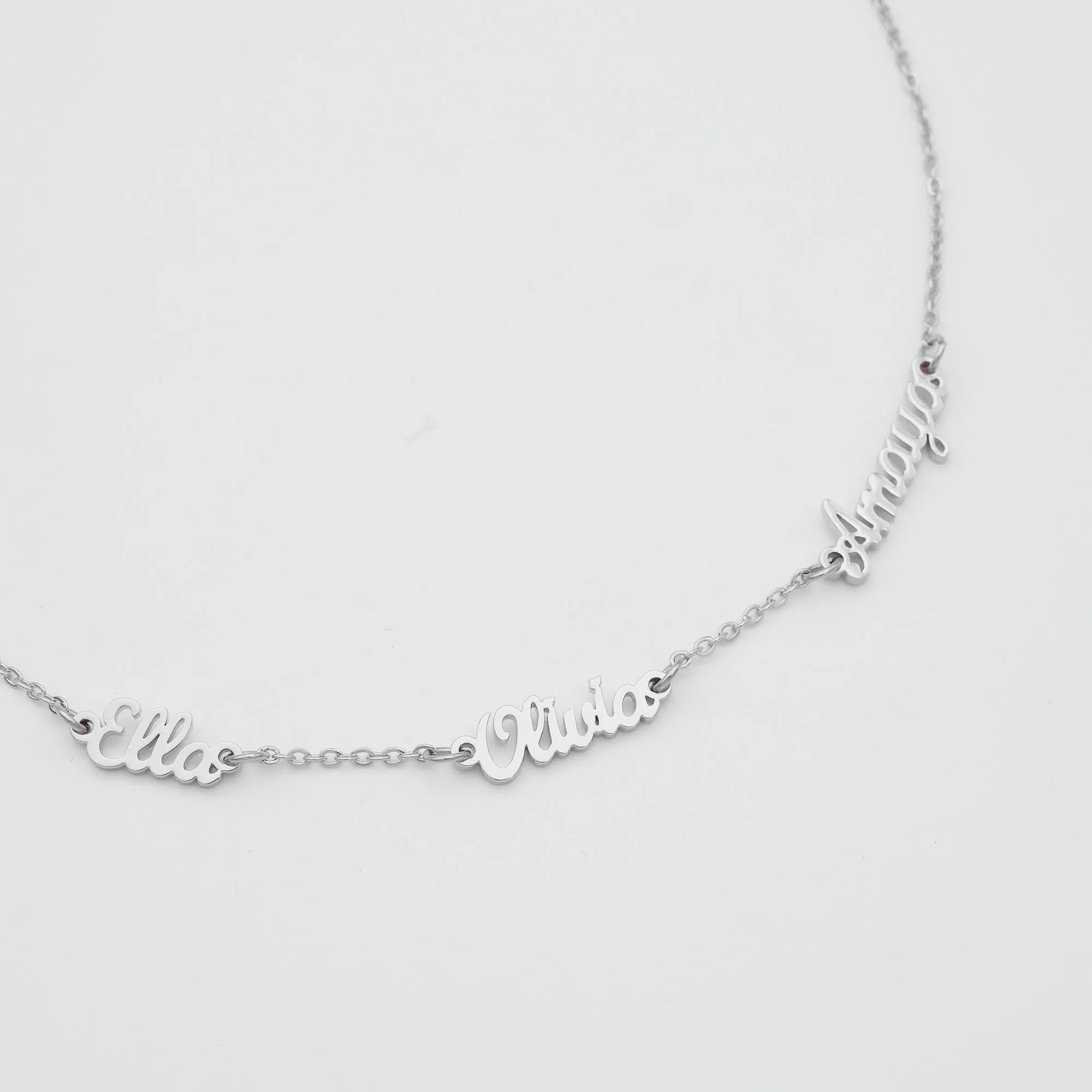 Miami Multiple Name Necklace sold by PRYA product image thumbnail 5