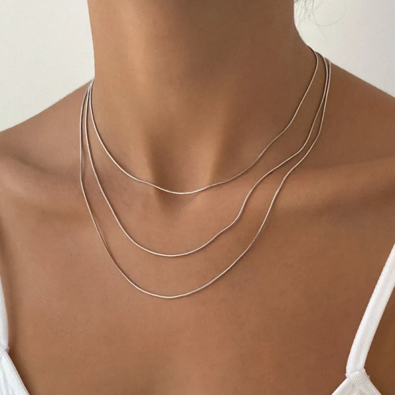 Fine Snake Chain | Silver sold by PRYA