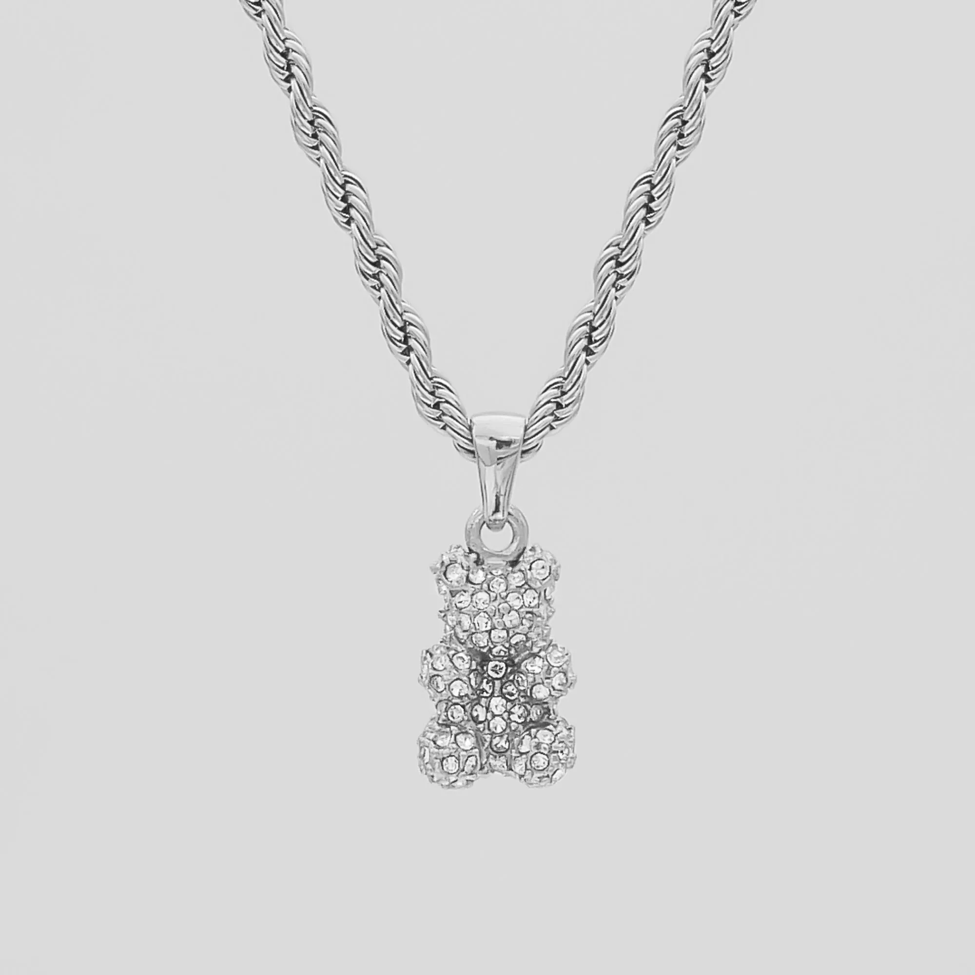 Beau Bear Pave Necklace sold by PRYA product image thumbnail 3