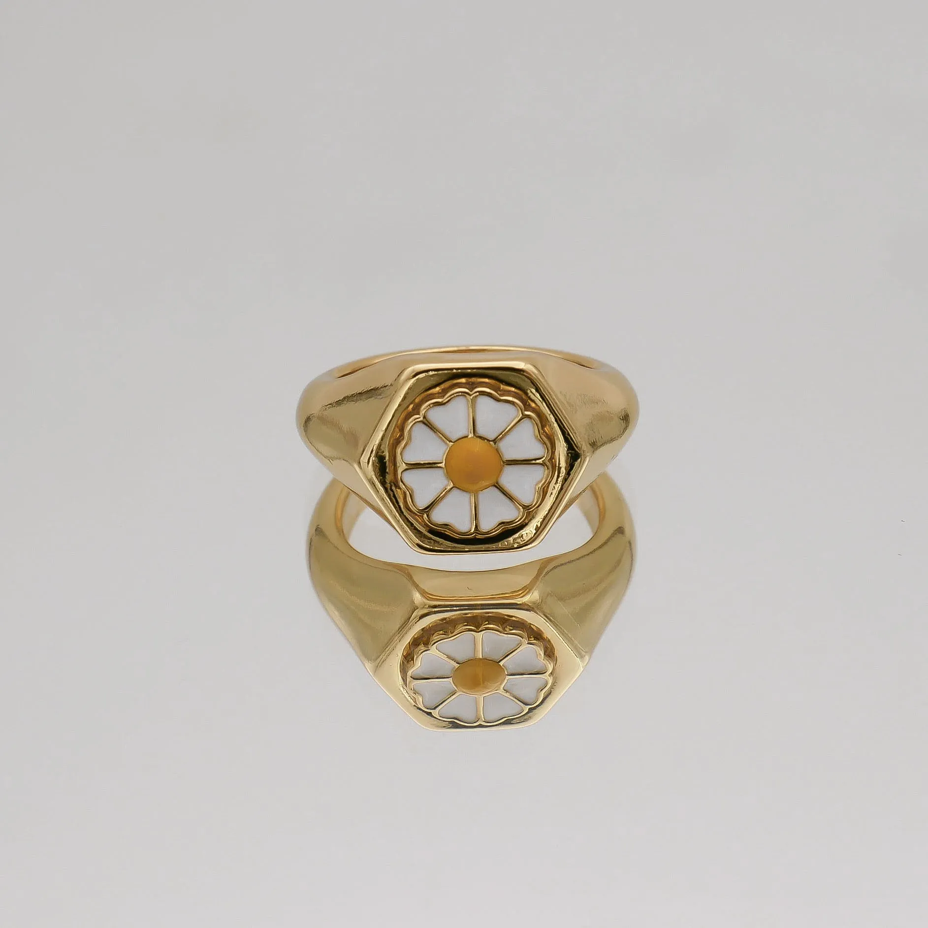 Daisy Signet Ring sold by PRYA product image thumbnail 5