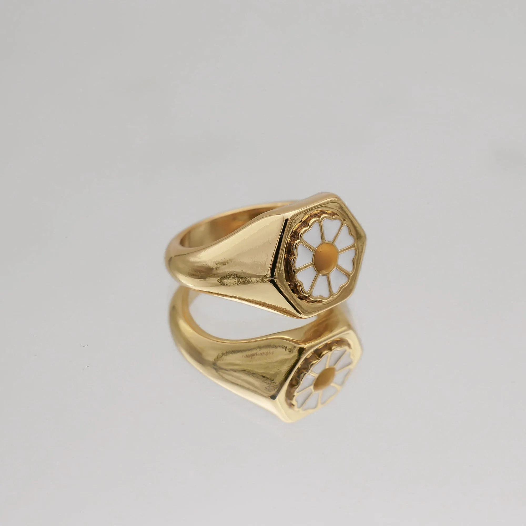 Daisy Signet Ring sold by PRYA product image thumbnail 3