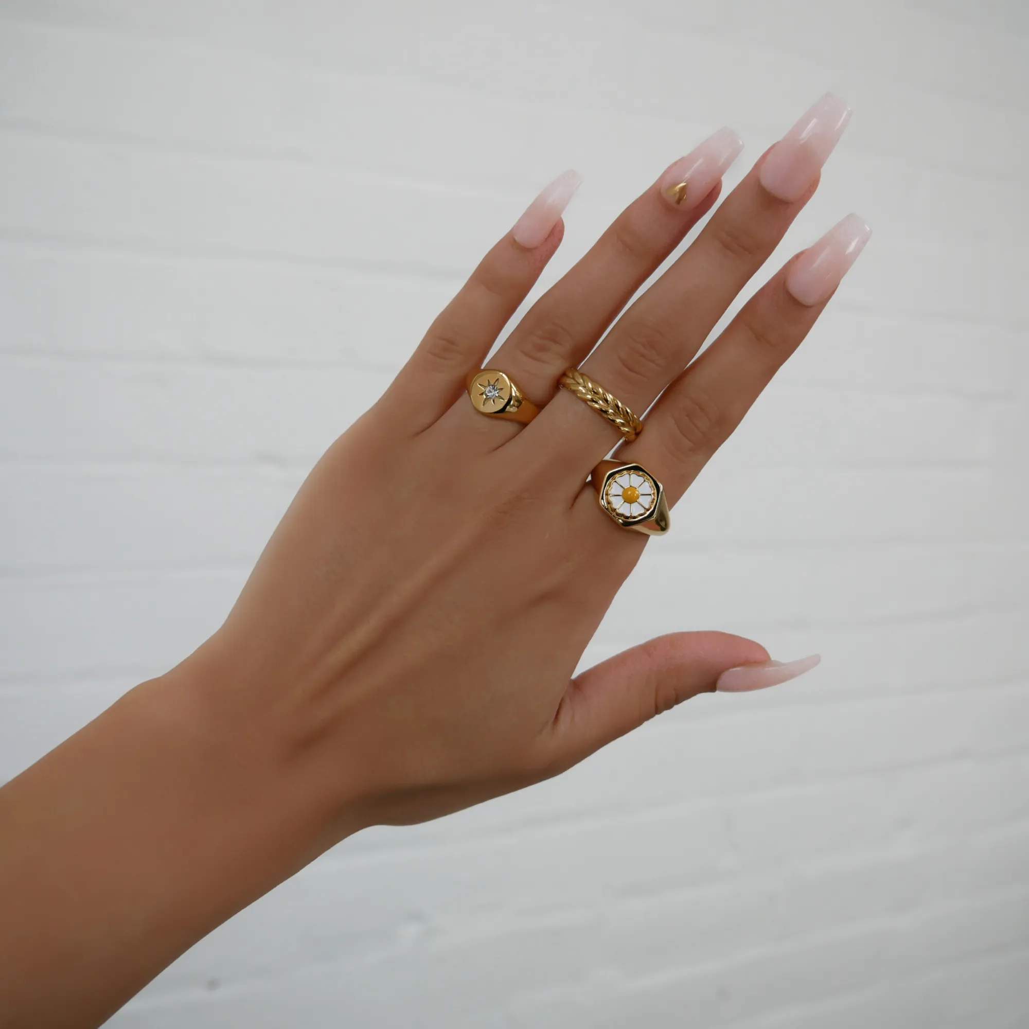 Daisy Signet Ring sold by PRYA product image thumbnail 4