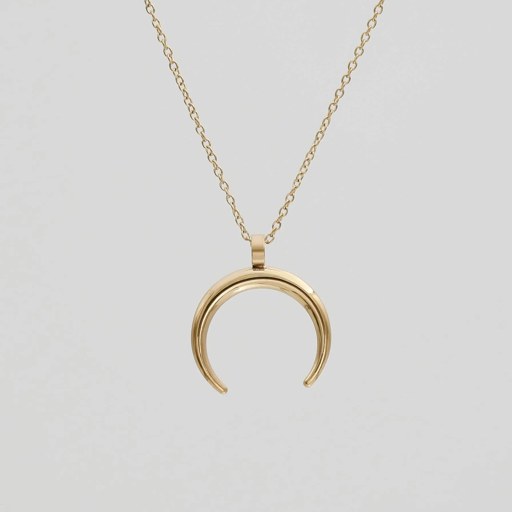 Crescent Moon Necklace sold by PRYA