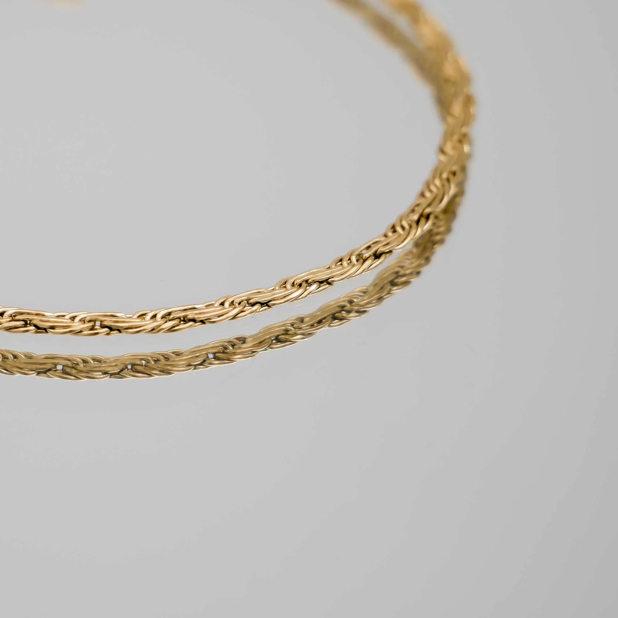 Flat Rope Chain Bracelet sold by PRYA product image thumbnail 5