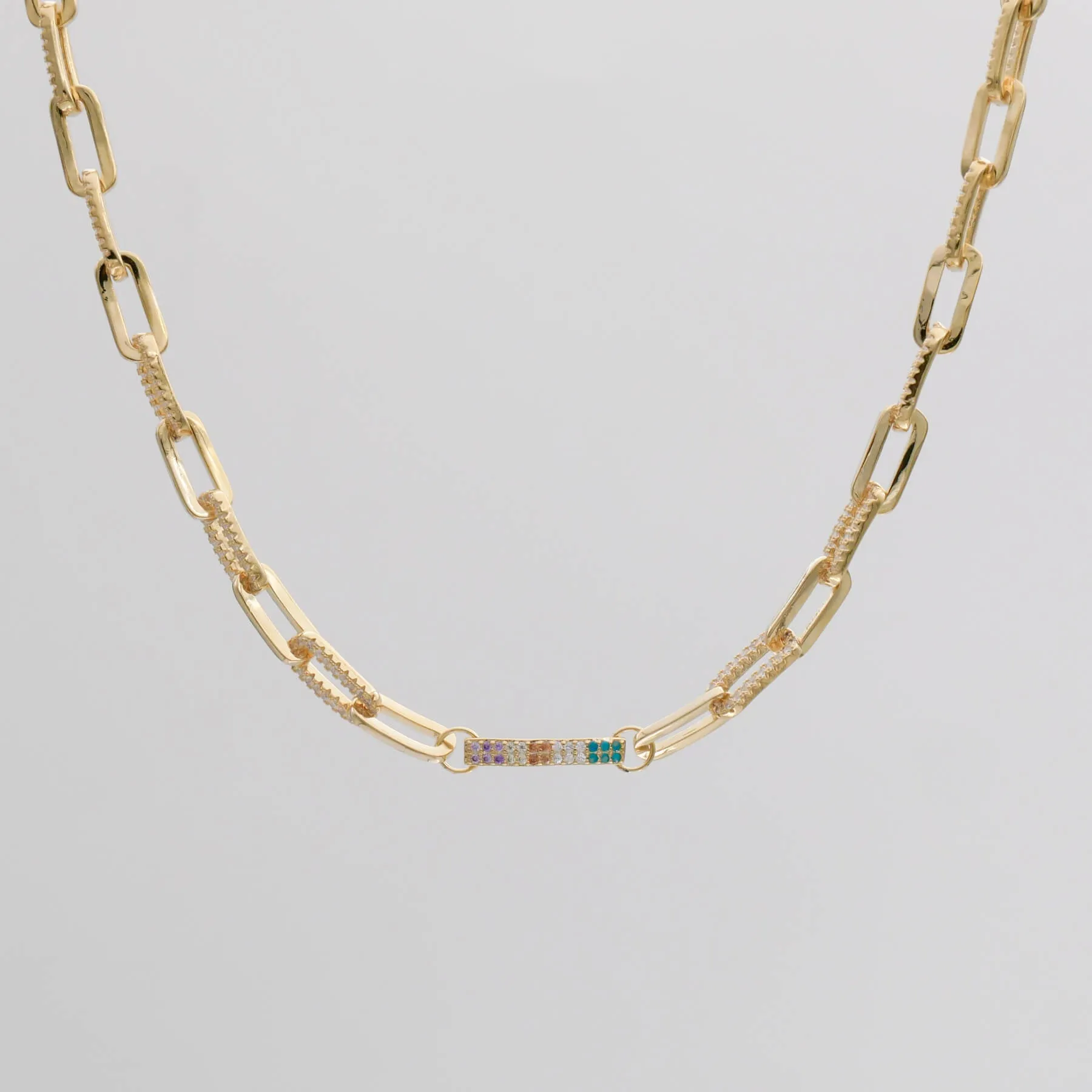 Joelle Paperclip Necklace sold by PRYA
