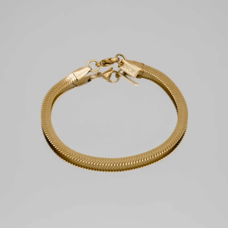 Herringbone Chain Bracelet sold by PRYA