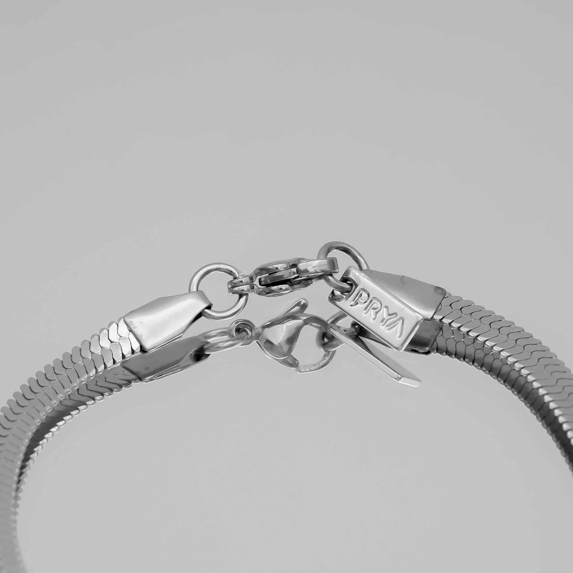 Herringbone Chain Bracelet sold by PRYA product image thumbnail 5