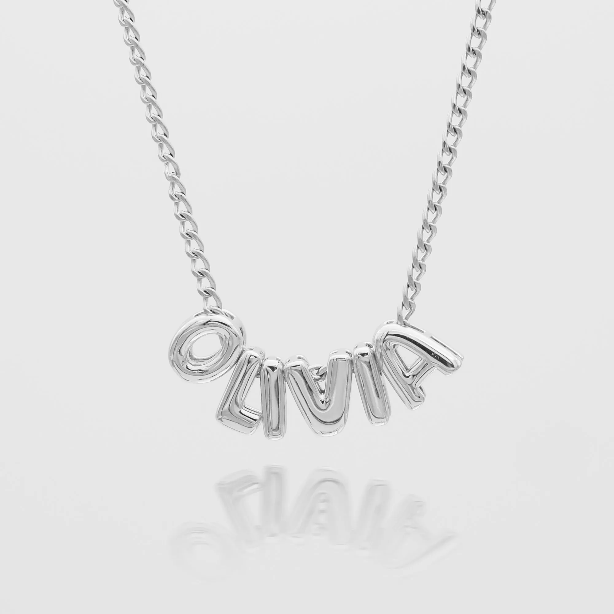 Personalised Bubble Charm Necklace sold by PRYA product image thumbnail 5