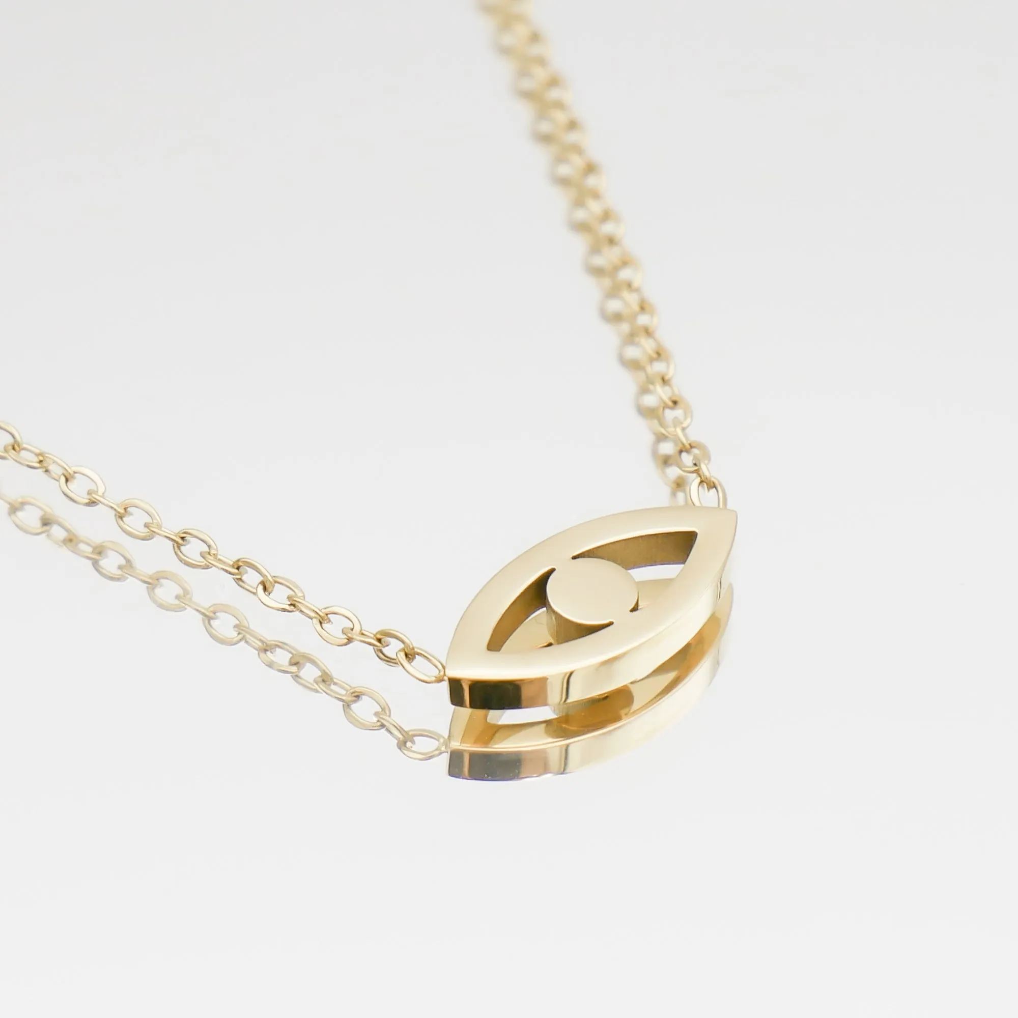 Thalia Eye Necklace sold by PRYA product image thumbnail 5