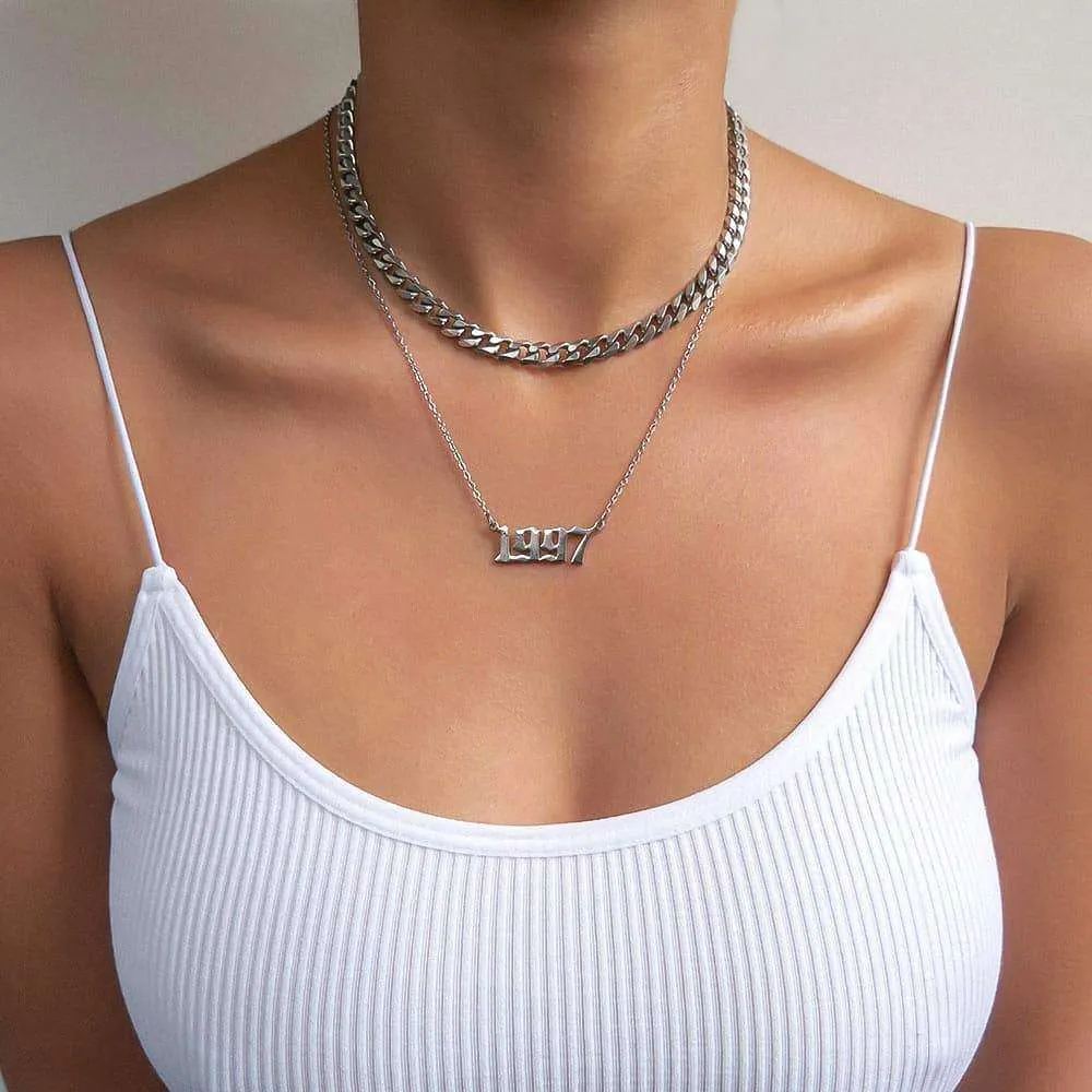 Birth-Year Necklace (Custom) sold by PRYA product image thumbnail 4