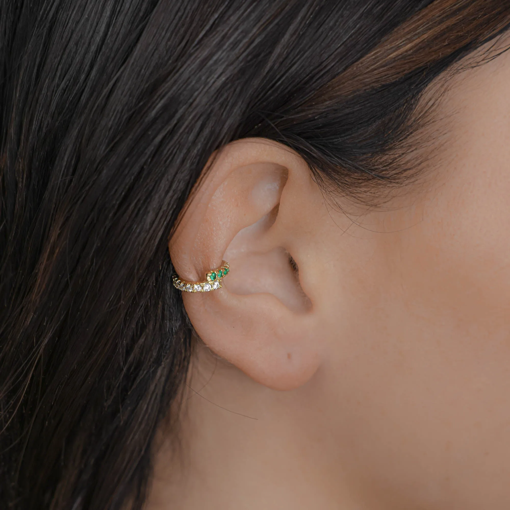 Jade Ear Cuff sold by PRYA product image thumbnail 2