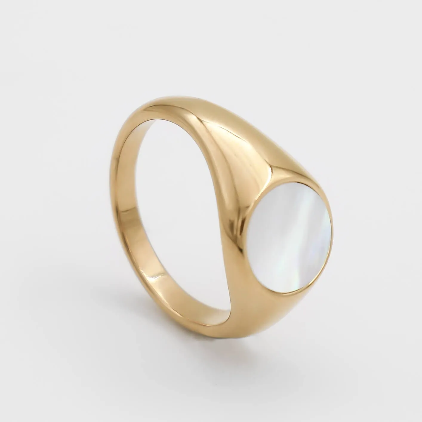 Samaria Opal signet Ring sold by PRYA