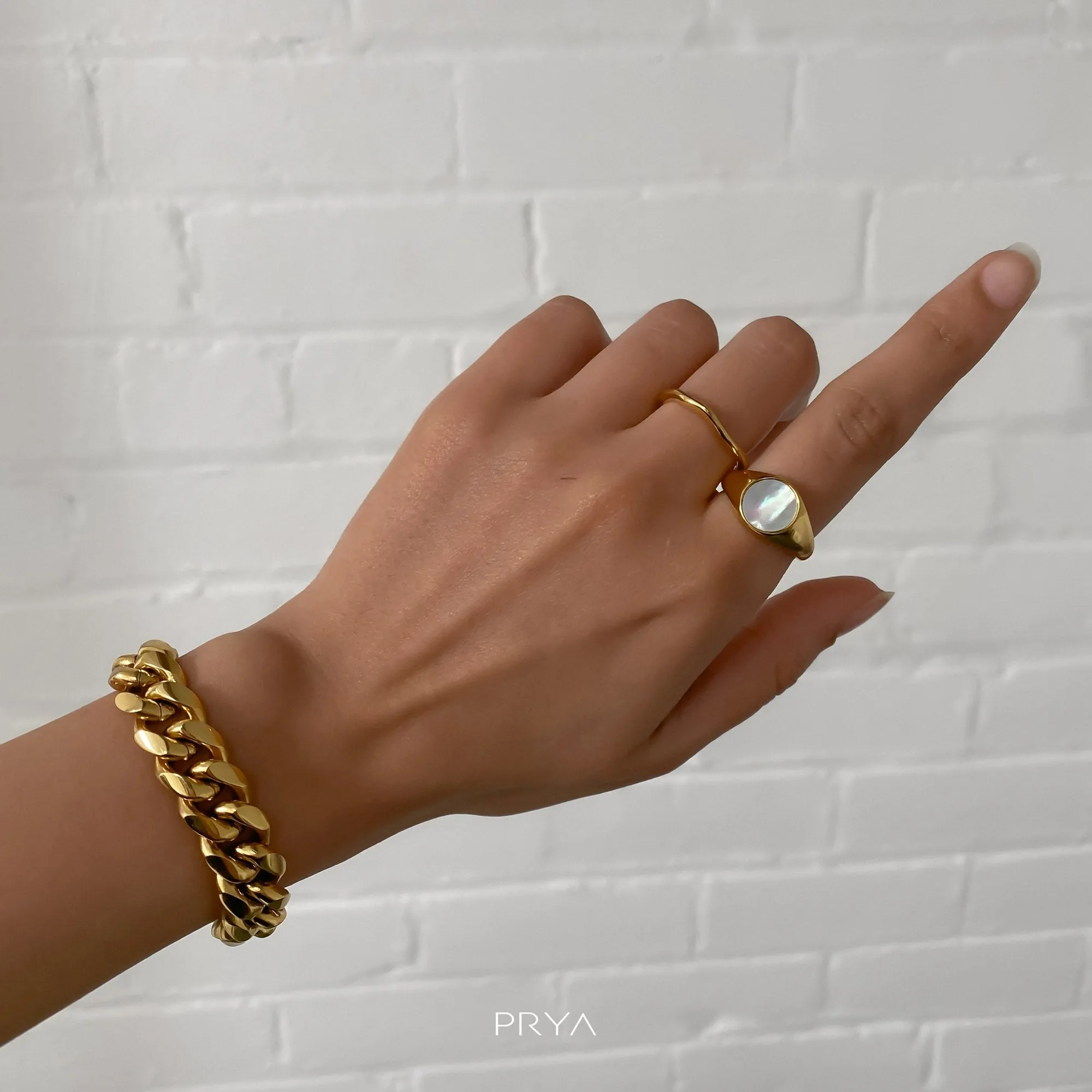 Samaria Opal signet Ring sold by PRYA product image thumbnail 5