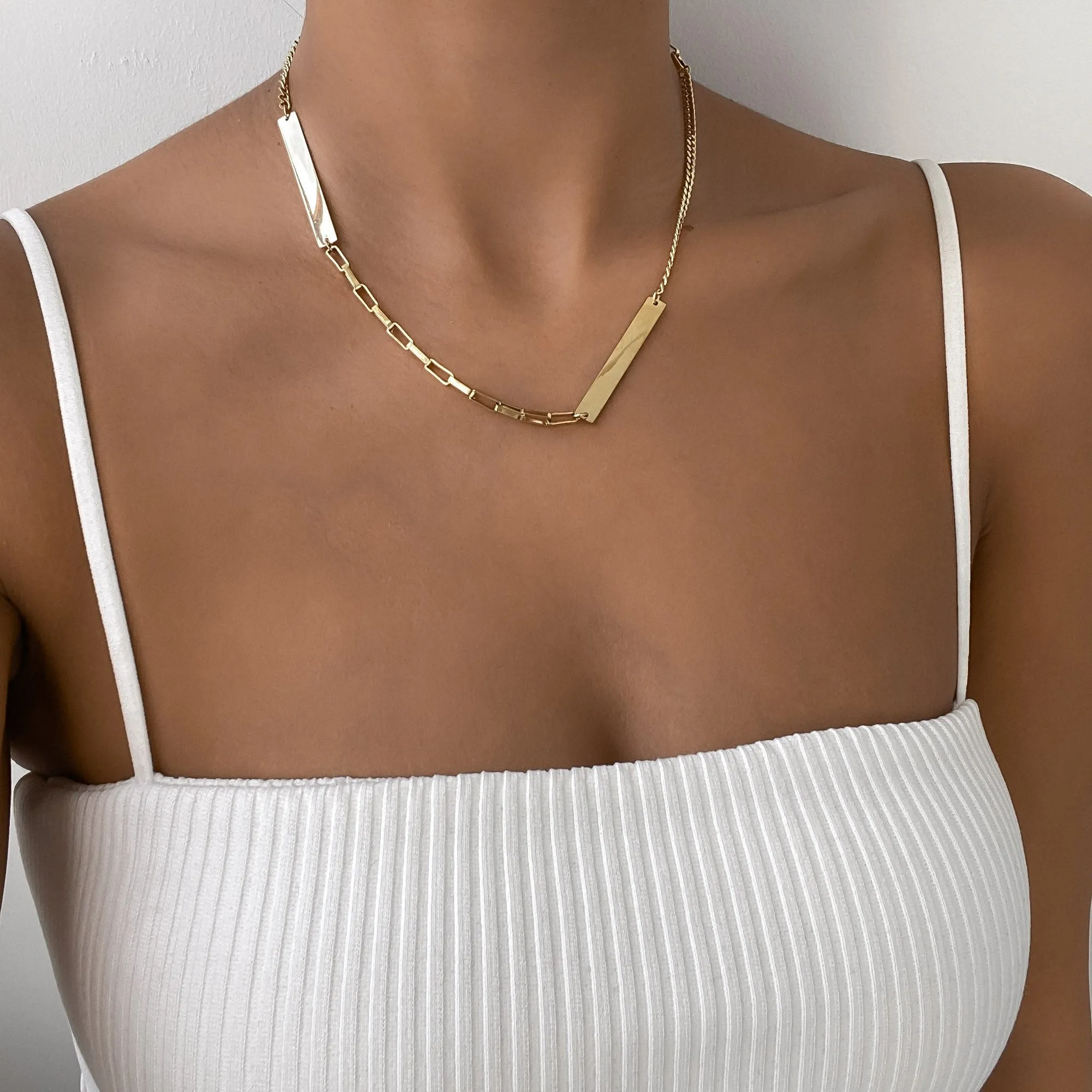 Gianna Bar Necklace sold by PRYA product image thumbnail 2