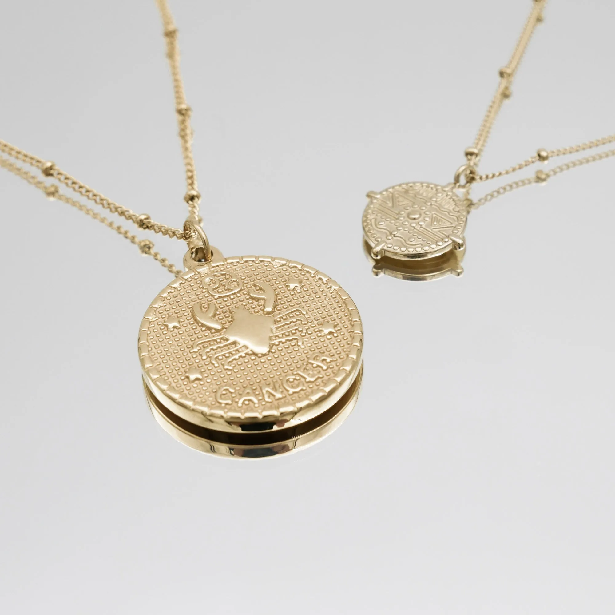 Zodiac Coin Necklace sold by PRYA product image thumbnail 4