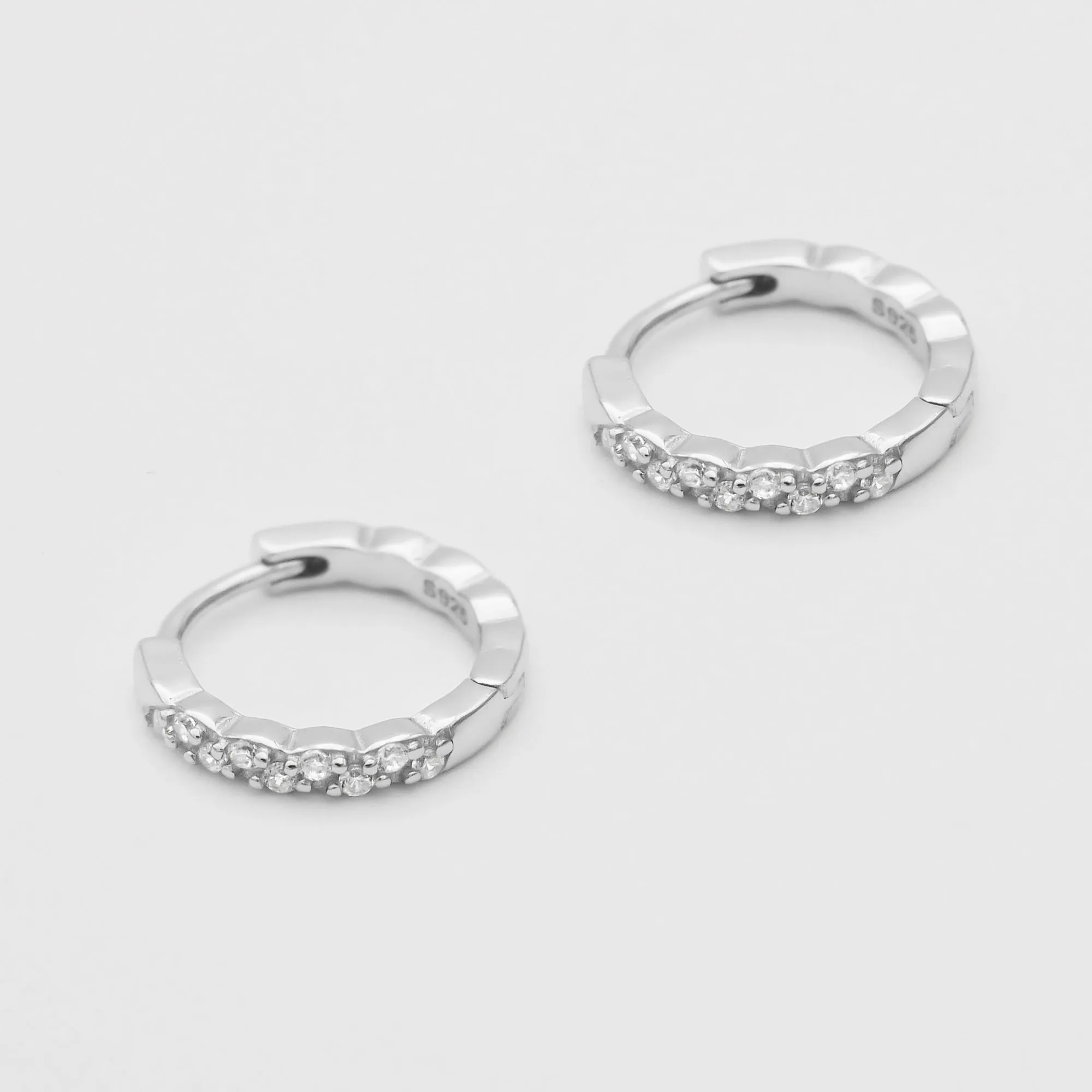Kasia Huggie Earrings sold by PRYA product image thumbnail 3