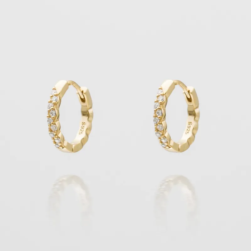 Kasia Huggie Earrings sold by PRYA