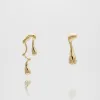 Soraya Asymmetric Drop Earrings sold by PRYA