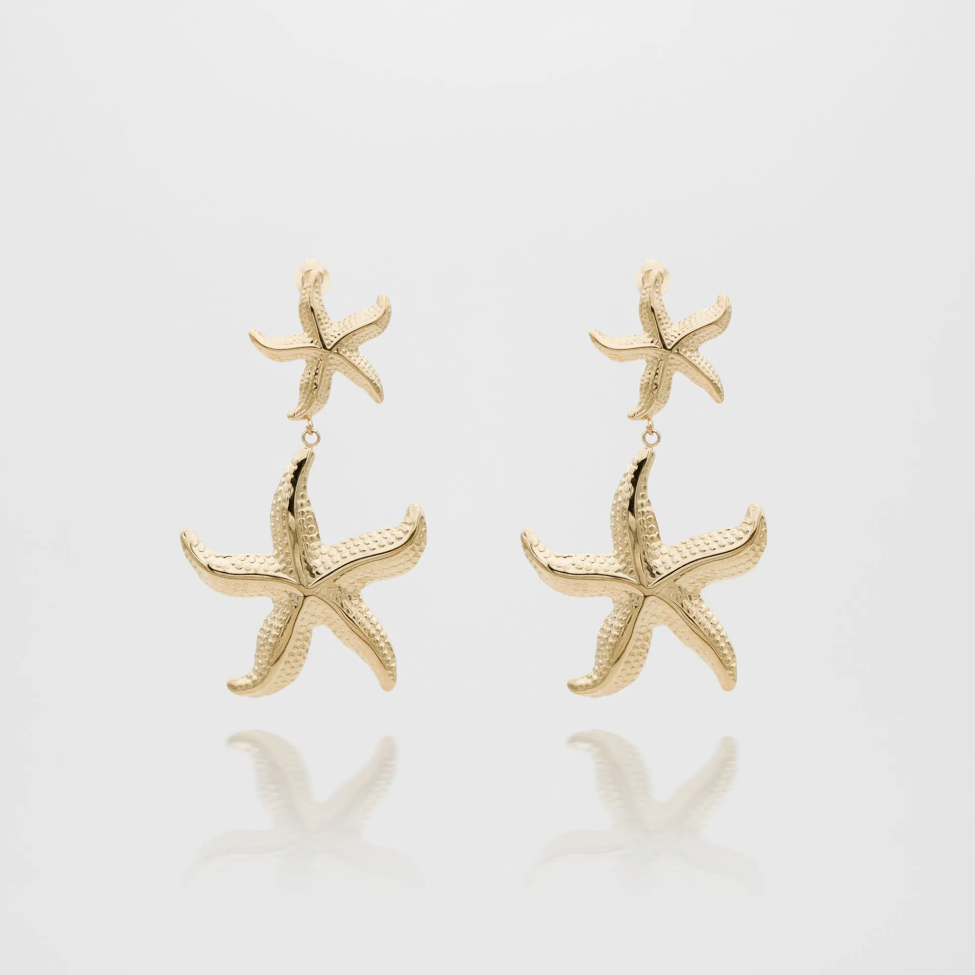 Mira Starfish Drop Earrings sold by PRYA