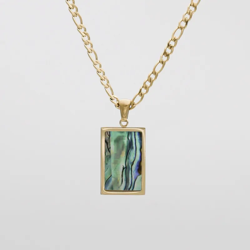 Saraya Abalone Tablet Necklace sold by PRYA