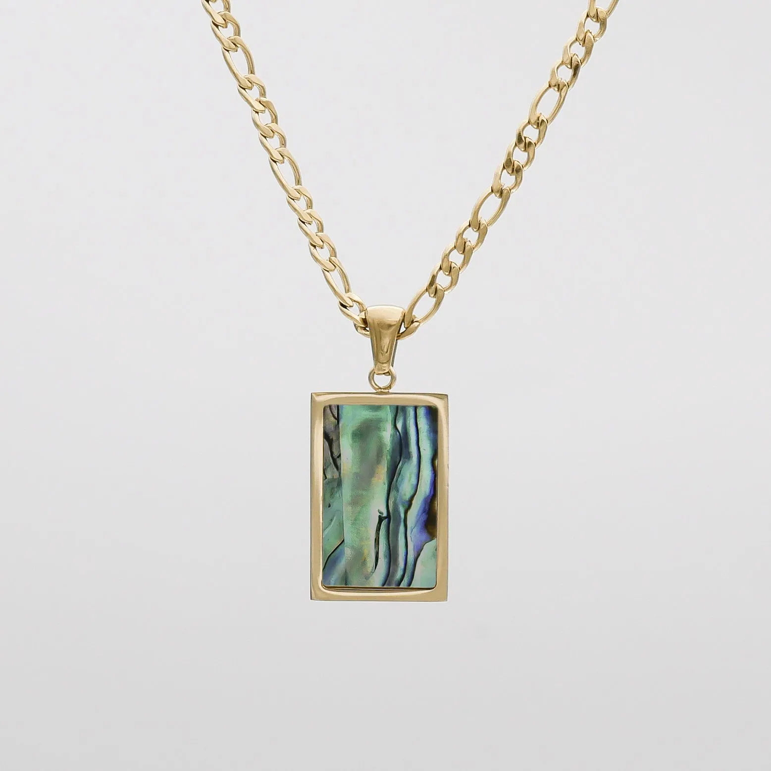 Saraya Abalone Tablet Necklace sold by PRYA