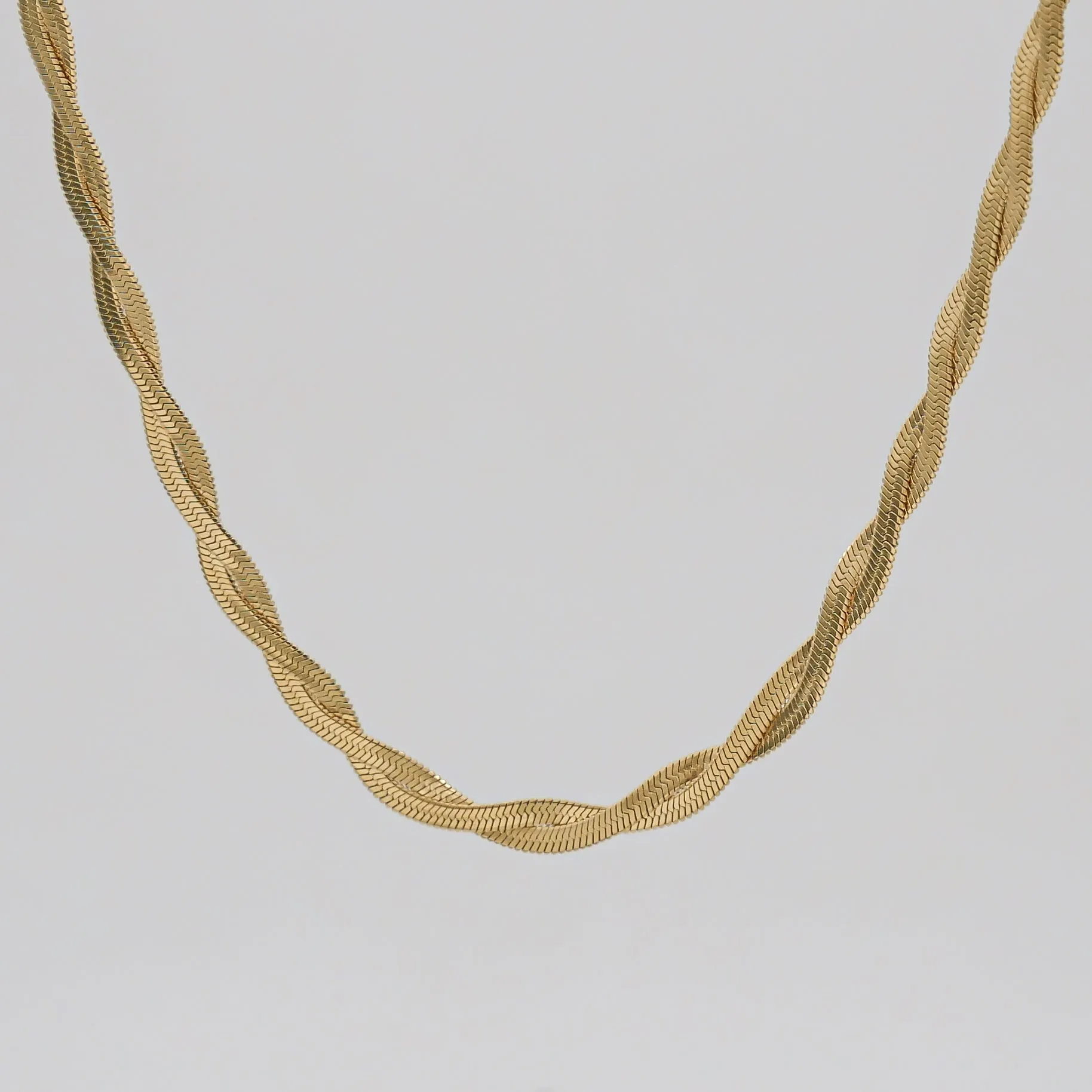 Double Herringbone Necklace sold by PRYA