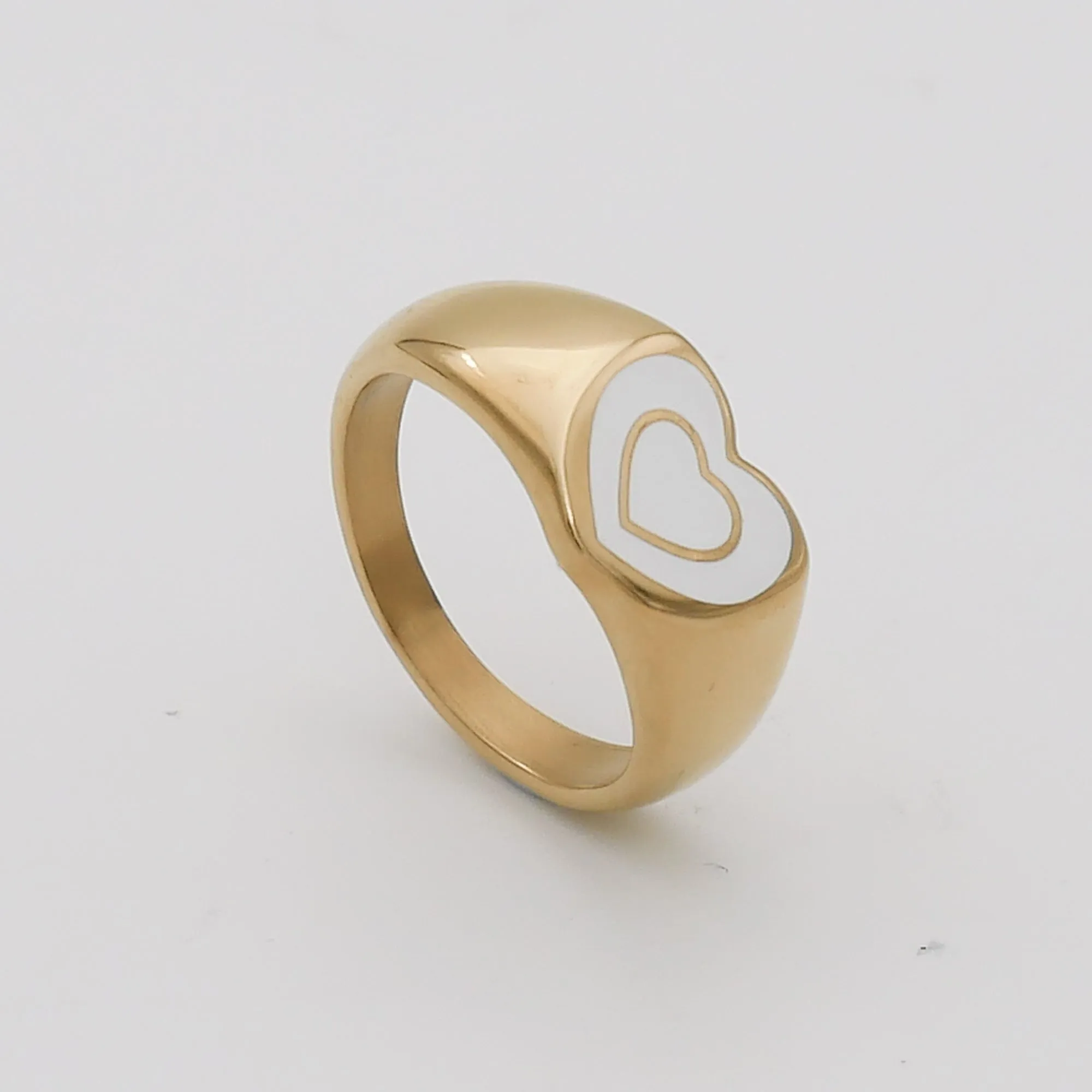 Alexandra Opal Heart Ring sold by PRYA