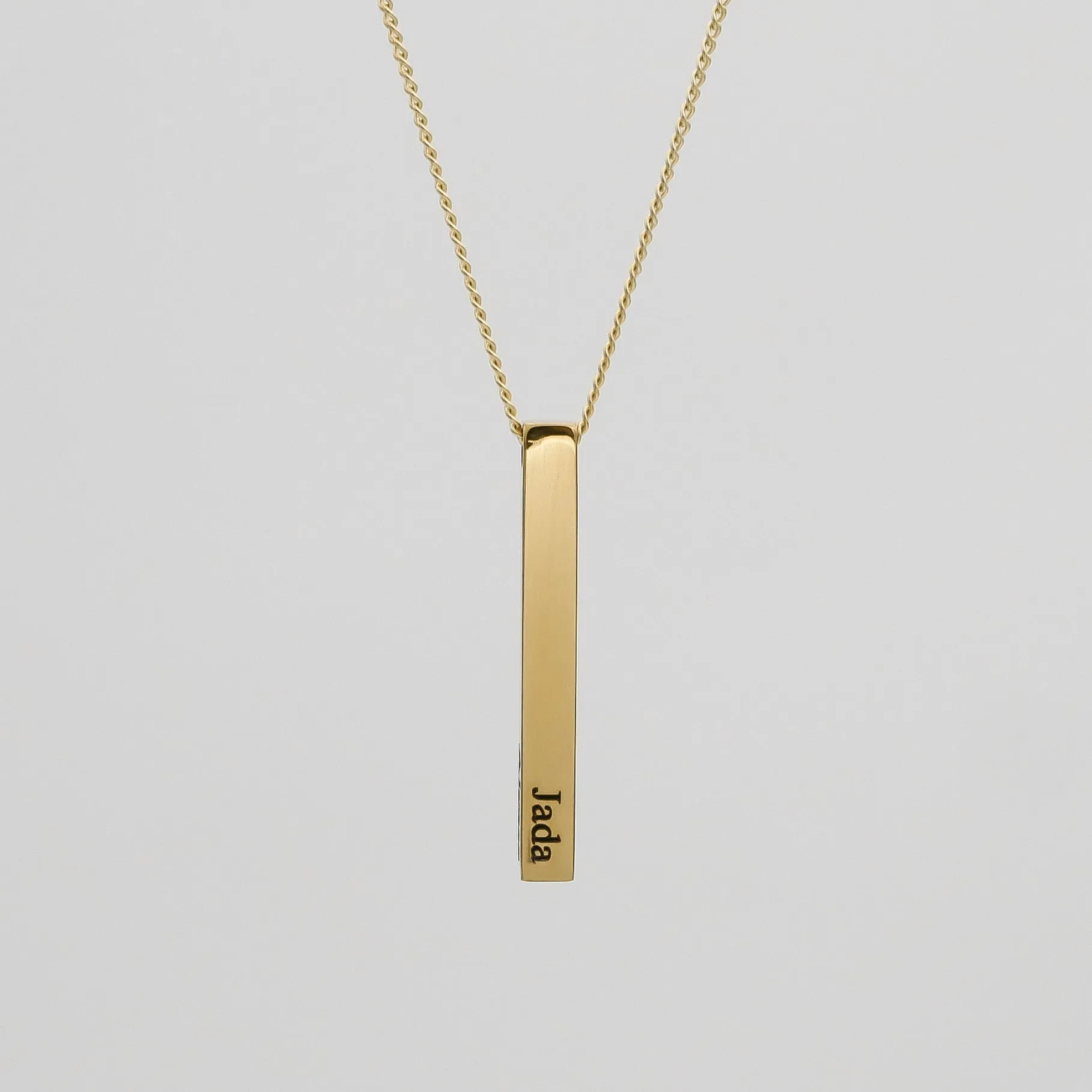 Custom Bar Necklace sold by PRYA