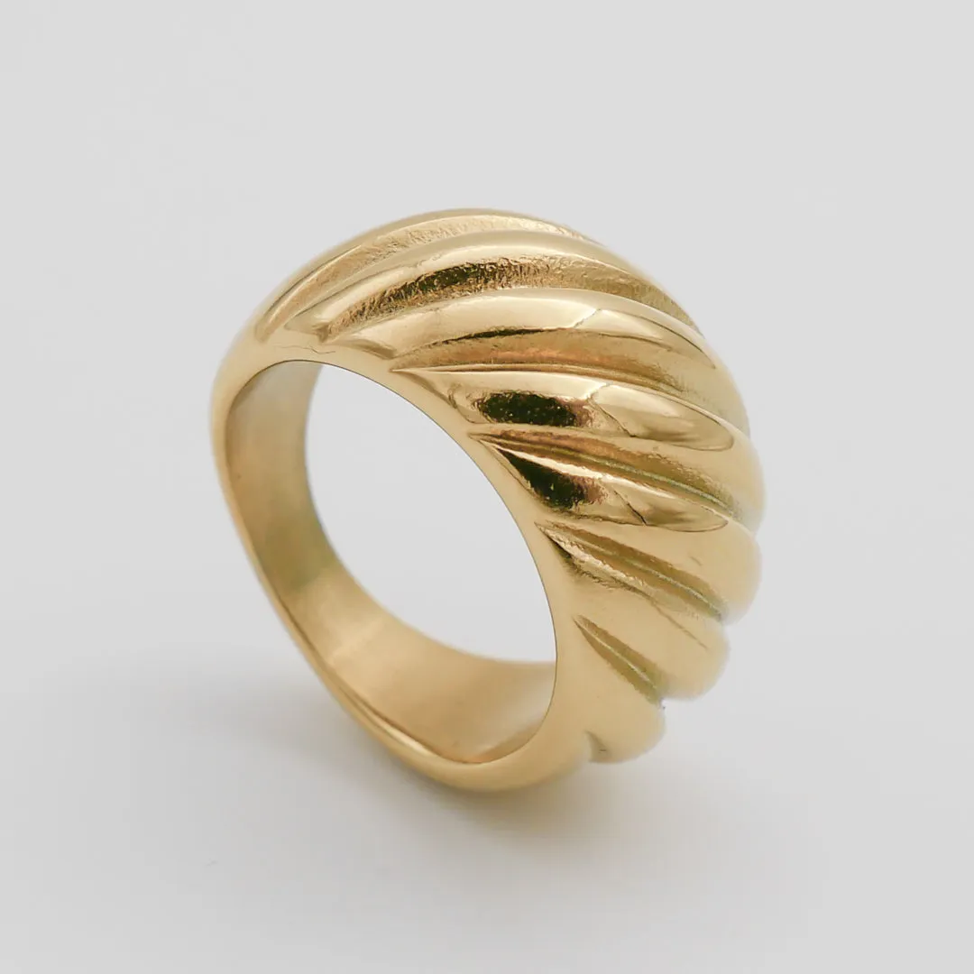 Venus Dome Ring | Gold sold by PRYA