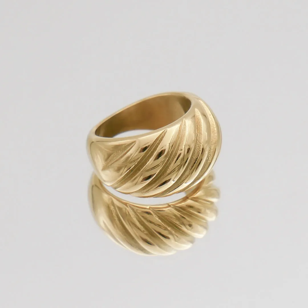 Venus Dome Ring | Gold sold by PRYA product image thumbnail 3