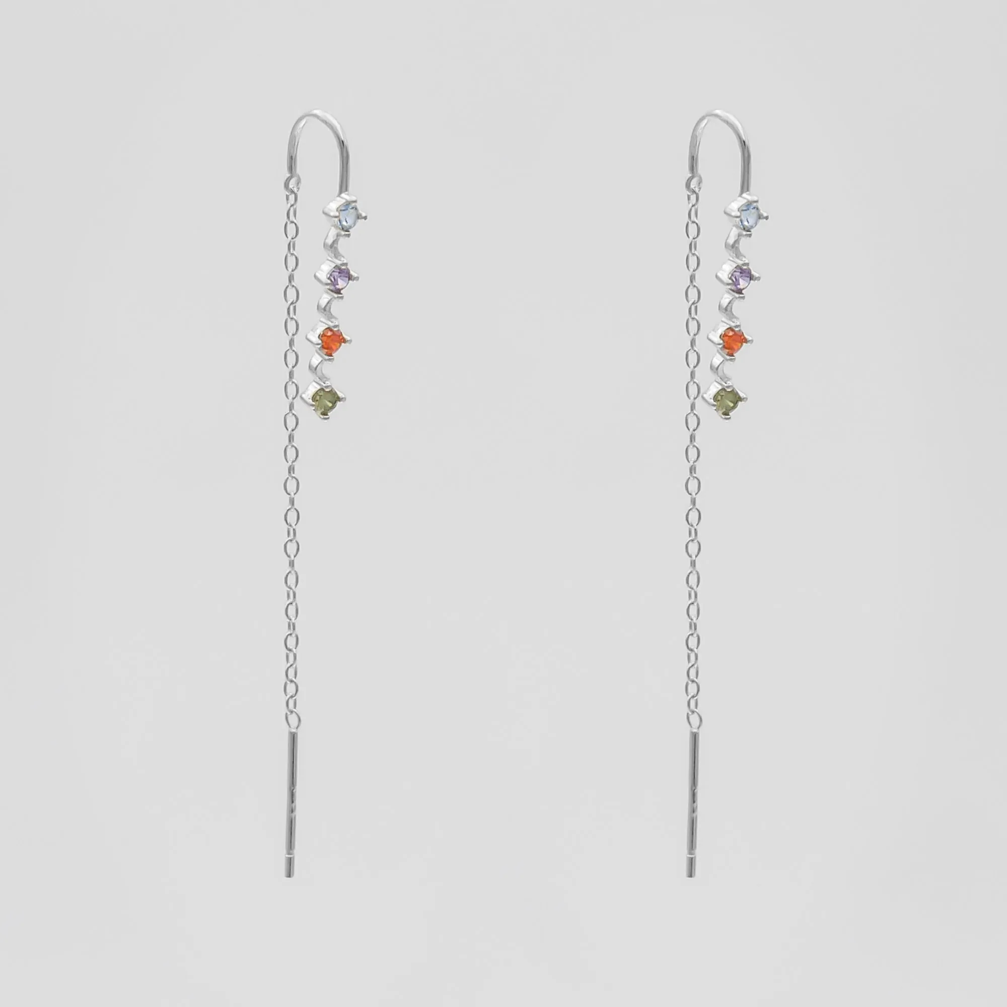 CZ Drop earrings sold by PRYA product image thumbnail 4