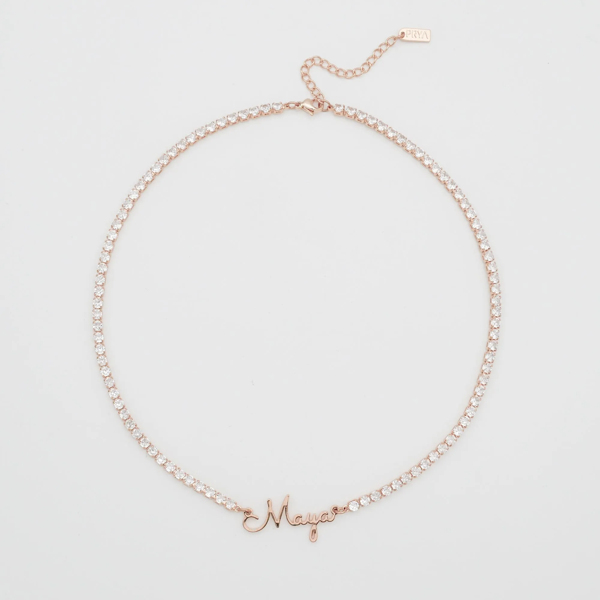 London Name Tennis Necklace sold by PRYA product image thumbnail 5