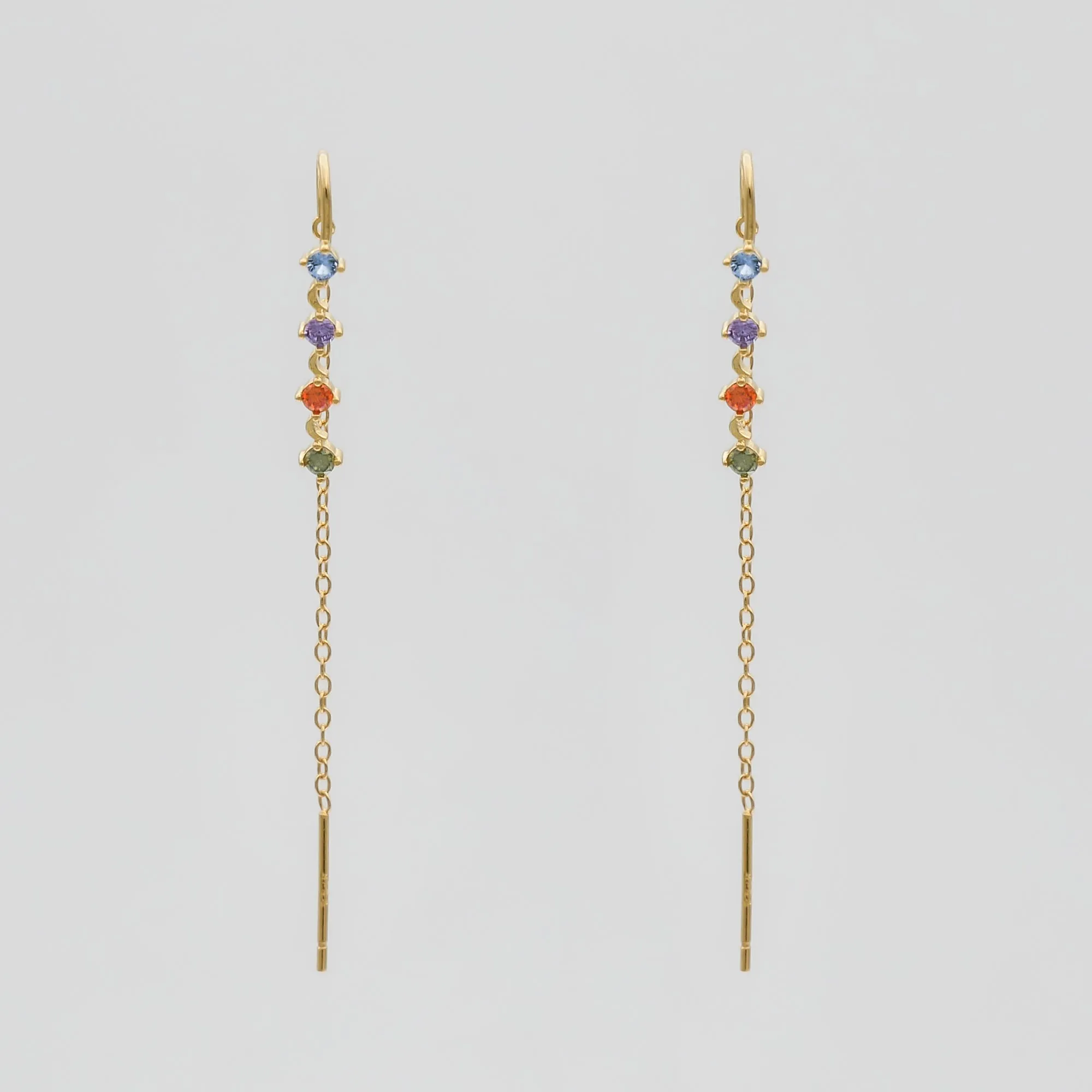 CZ Drop earrings sold by PRYA product image thumbnail 3