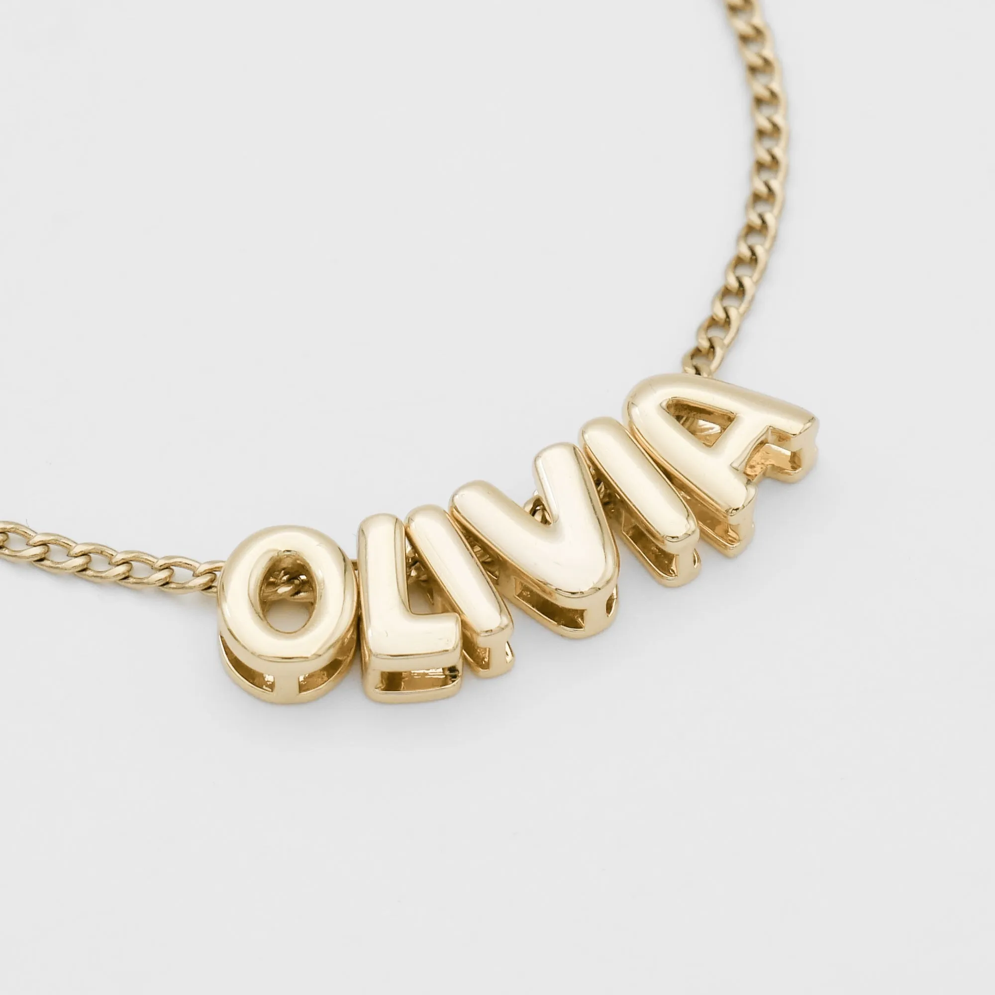 Personalised Bubble Charm Necklace sold by PRYA product image thumbnail 3