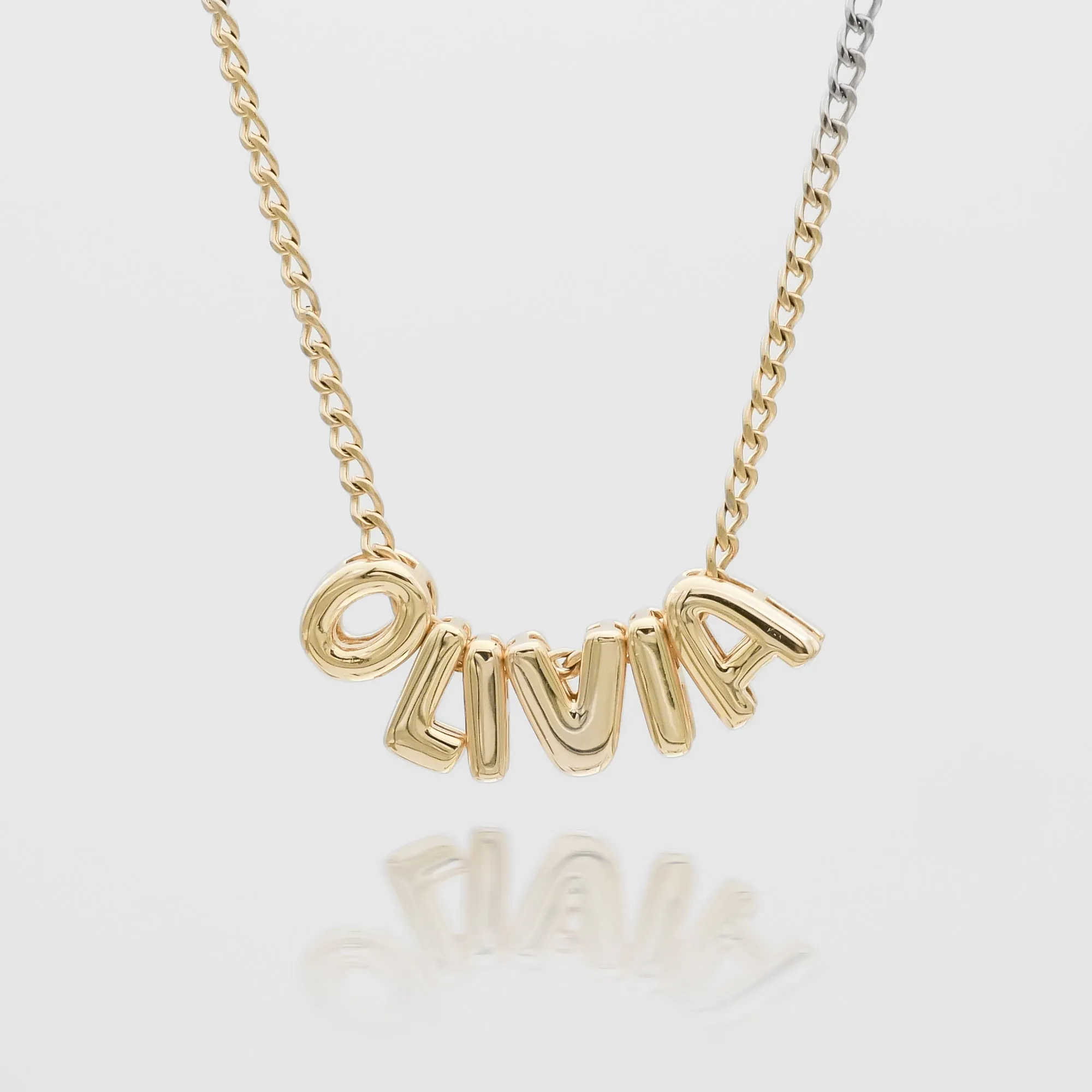 Personalised Bubble Charm Necklace sold by PRYA product image thumbnail 2