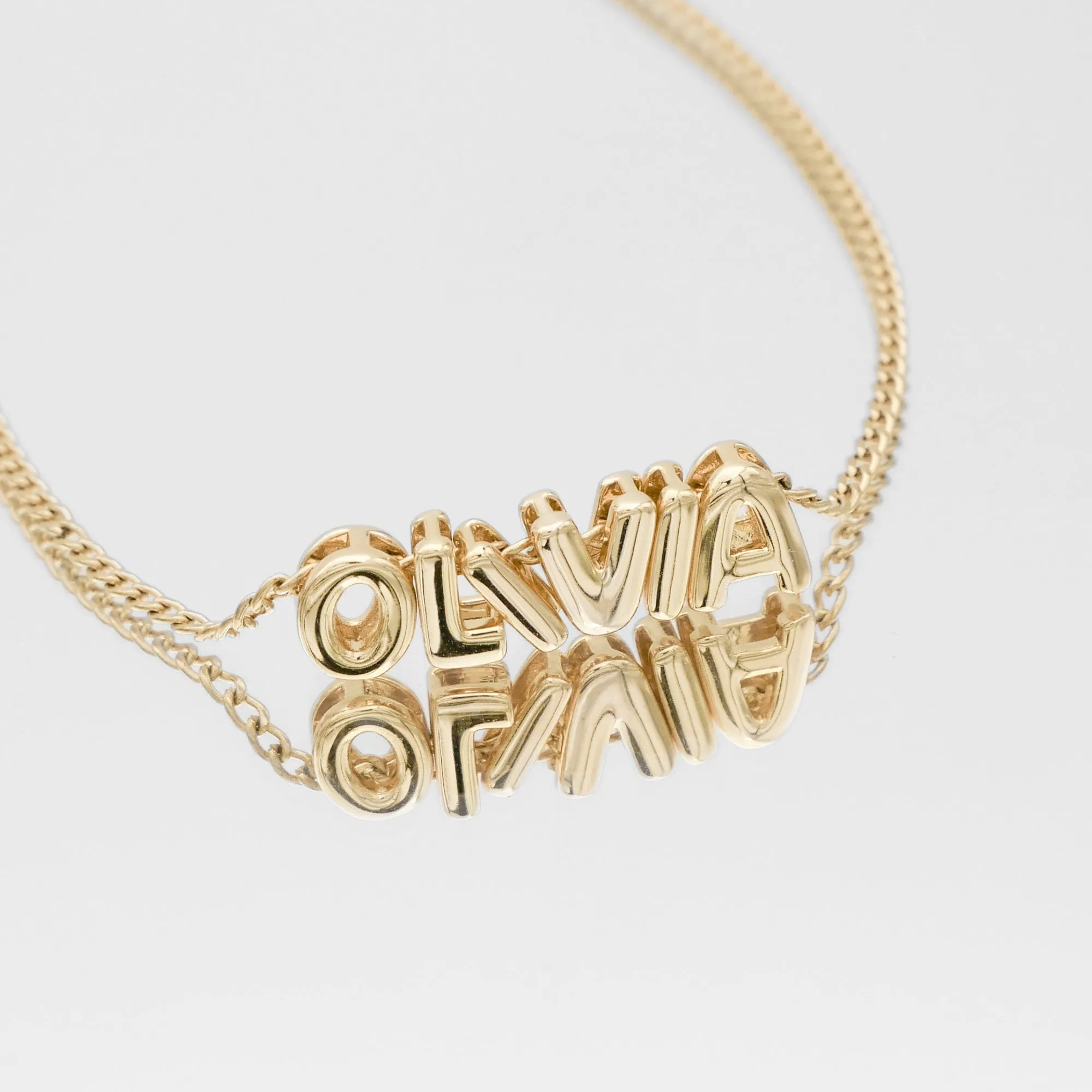 Personalised Bubble Charm Necklace sold by PRYA product image thumbnail 5