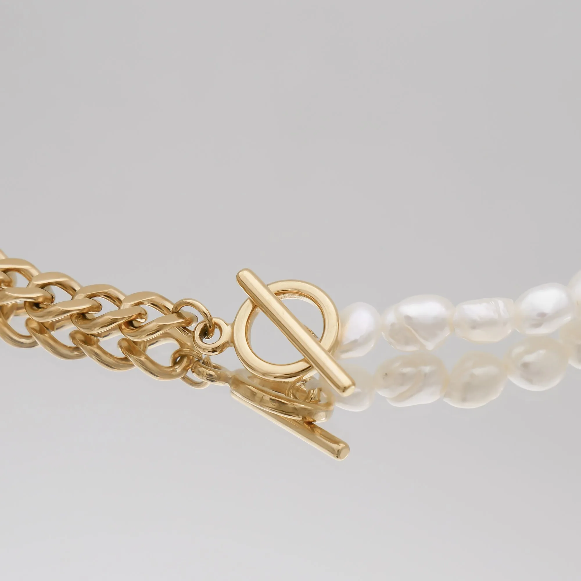 Amaia Pearl Contrast Necklace sold by PRYA product image thumbnail 3